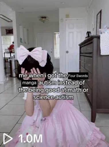 me when i got the Four Swords manga autism instead of the being good at math or science autism